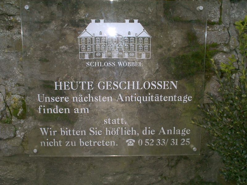 Schloss Wbbel